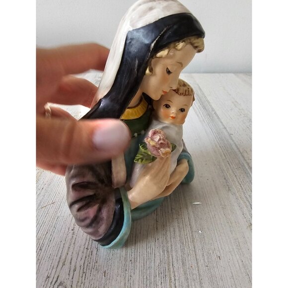 Goebel 401 1959 madonna Mary baby Jesus bust robson Germany vintage lady child i - Picture 5 of 8